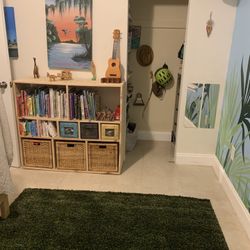 Custom Made Cube Storage Shelves 100% Wood