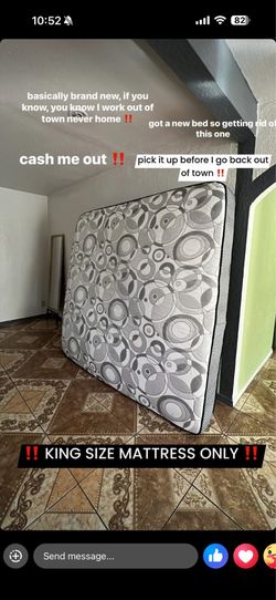 King firm mattress