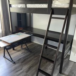 Loft Bed And Table