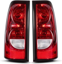 Tail Light Assembly Compatible with 2003-2006 Chevy Silverado 1HD 2HD 3 Chevy Classic, OE-Style Taillight Rear Lamp, Passenger