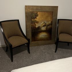 Beautiful Chairs And Wall Hanging 