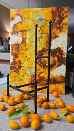 Table top Easels - Heavy-Duty Black Metal - perfect for Art Fairs or to display paintings