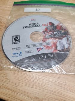 Ncaa football 12 ps3 game