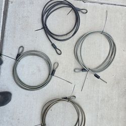 15ft 3/8" Steel Security Cables