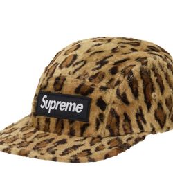 Supreme GOODENOUGH Crushed Rayon Camp Cap Leopard