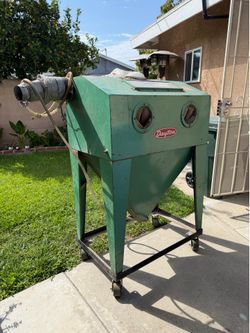 Vintage Dayton Industrial Sandblasting Cabinet