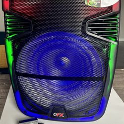 QFX TMS-1560 Translucent Bluetooth Rechargeable Speaker