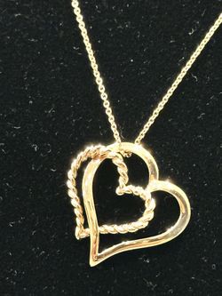 14k Rose Gold necklace with pendant