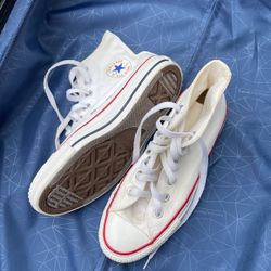 White High tops Converse 