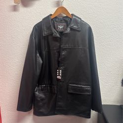 Men’s Leather Coat