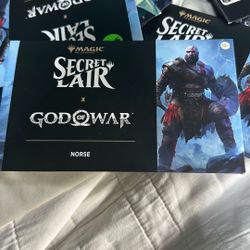 MTG Secret Lair x God of War Norse Sealed – Kratos Limited Edition Magic The Gathering
