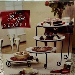 New 4-Tier Buffet Server
