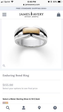 James avery enduring bond sales ring