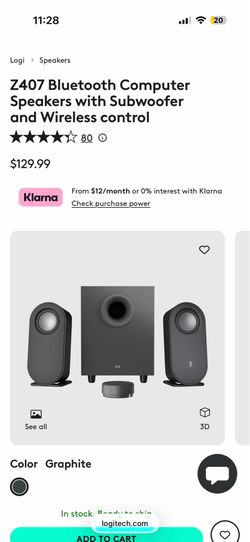 Z407 Bluetooth Computer Speakers with Subwoofer and Wireless control