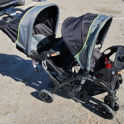 Baby Trend Sit N' Stand Double Stroller!


