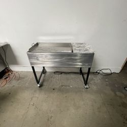 Plancha Para Tacos 18 × 31 Con 3 Compartimientos | Incluye Manguera Con Regulador
