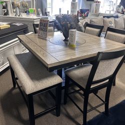 Perfect Wood Dining Set! $999 🤎🚨✨