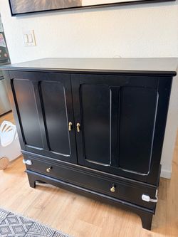 Black ikea LOMMARP cabinet