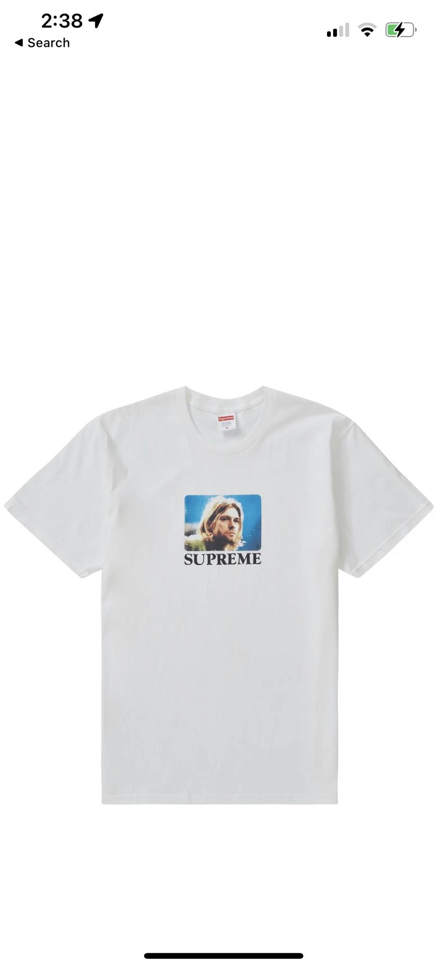 Supreme Kurt Cobain Tee ホワイト Lサイズ 新品 Tシャツ | suitmenstore.com