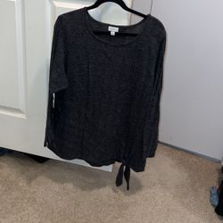 New 2x Sweater Grey