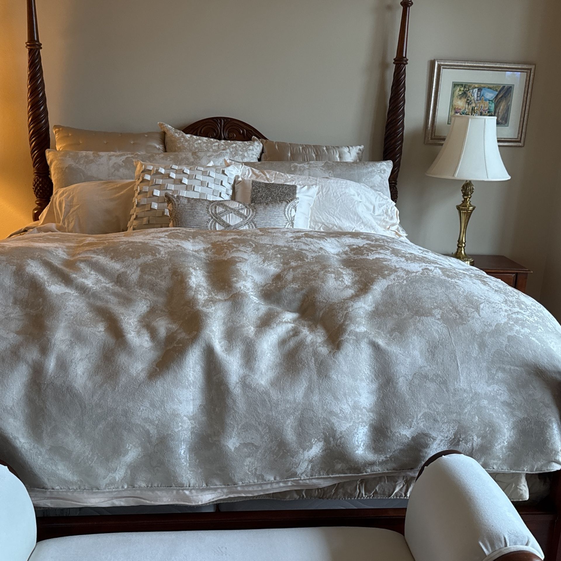 King Size Bedroom Set By Ethan Allen