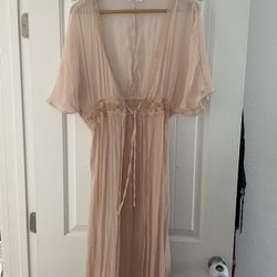 Pink Womens Cover Up Small