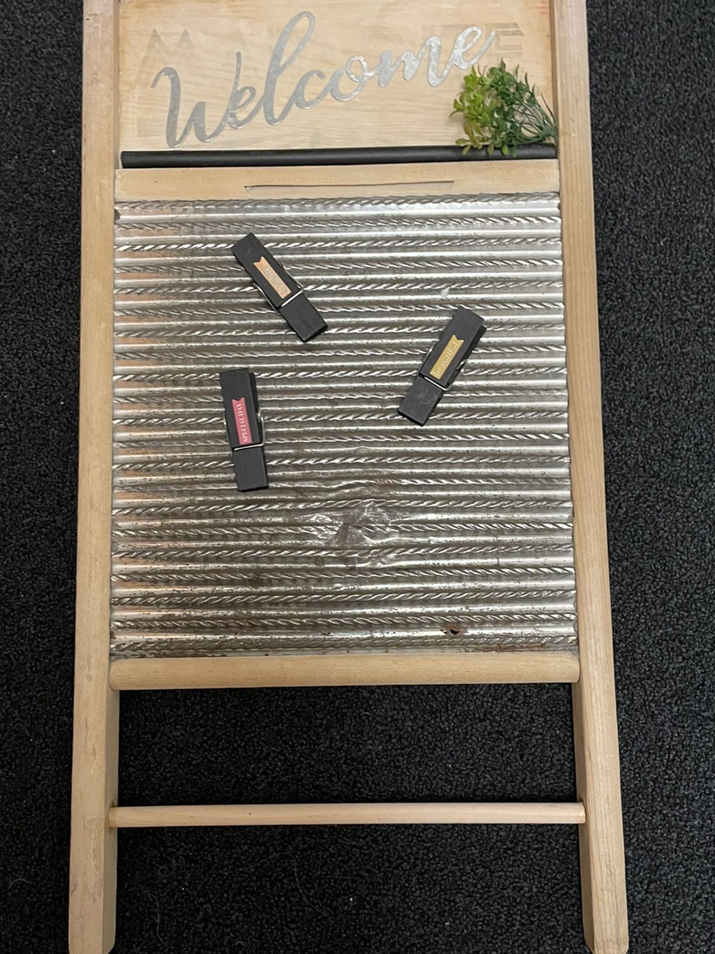 Wash Board Decor