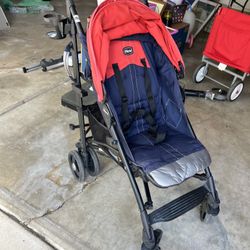 Quality Chicco Liteway stroller padded handles cupholder 