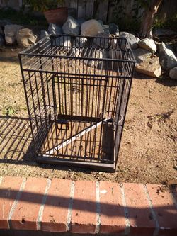 Solid bird cage