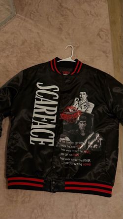 Scarface Satin Bomber Jacket