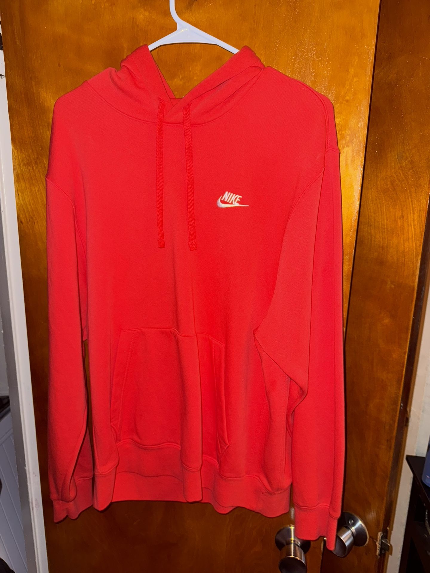 Men’s Size Large Red Nike Hoodie