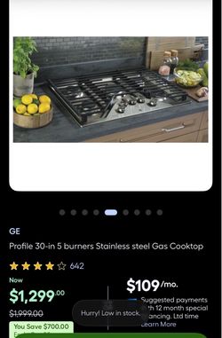 GE cook top