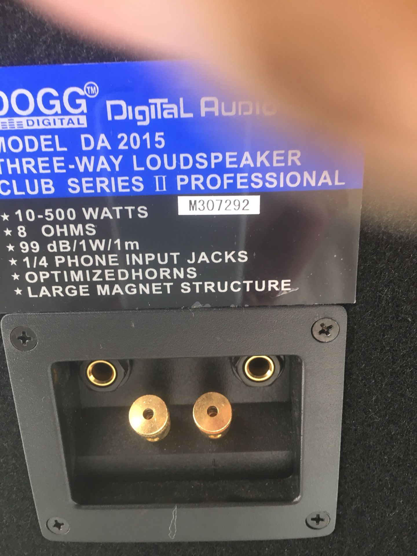 DOGG DIGITAL AUDIO 3way speaker club series’s was