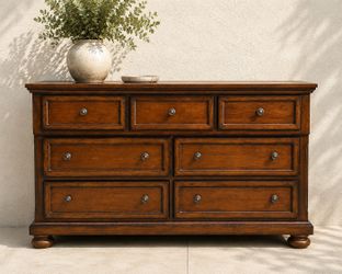 Ashley Walnut Manor Dresser
