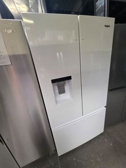 WHIRLPOOL WHITE FRENCH DOOR REFRIGERATOR