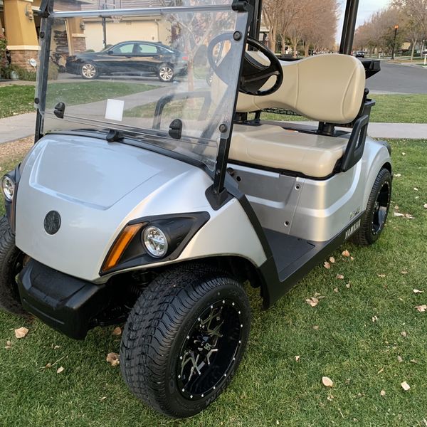 2017 Yamaha Quiet Tech Fuel Injected Street Legal Gas Golf Cart for