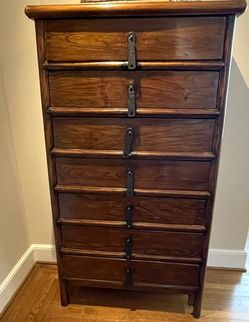 Antique Southeast Asian Vertical Cabinet 