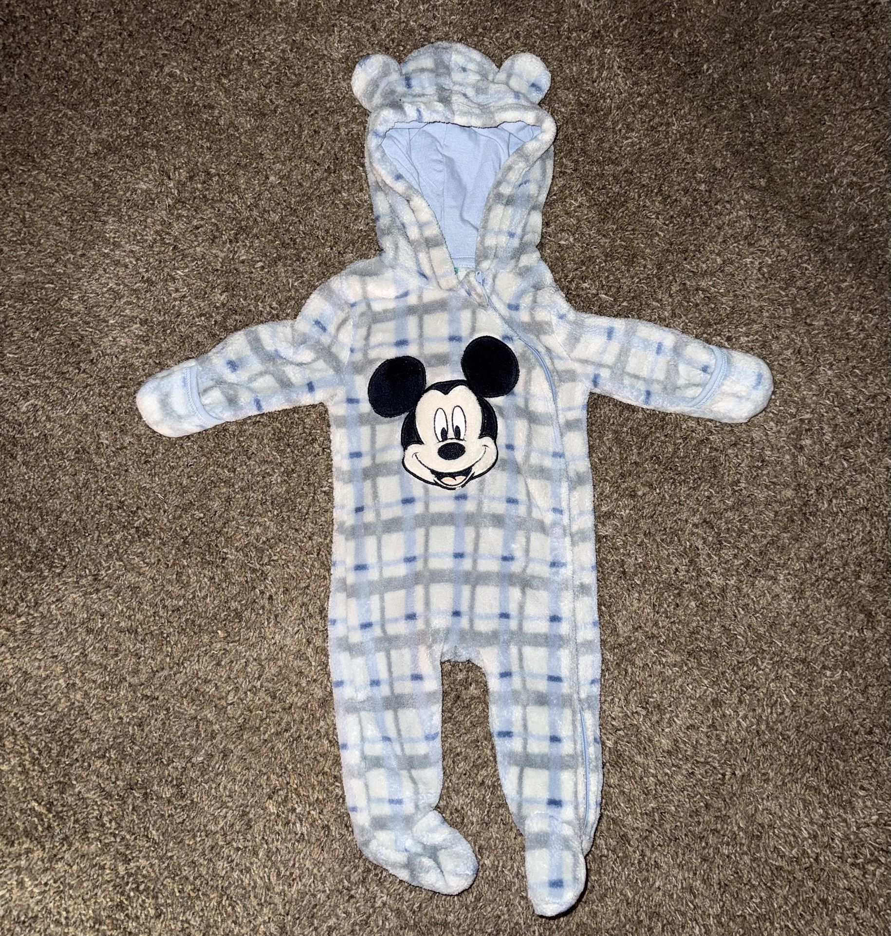 0-3 months mickey jumpsuit