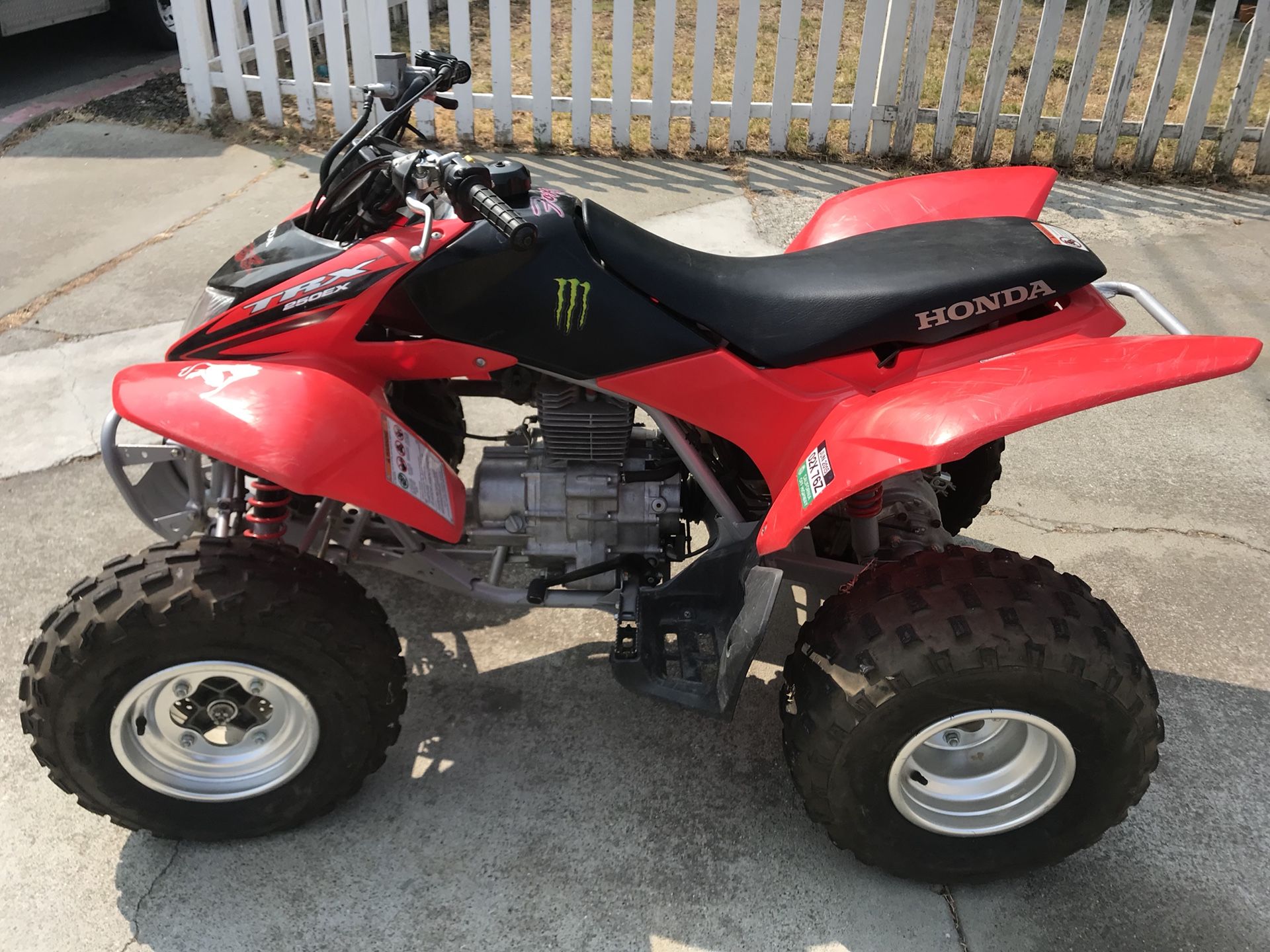 2007 Honda 250 ex quad excellent shape title registered 2019 for Sale