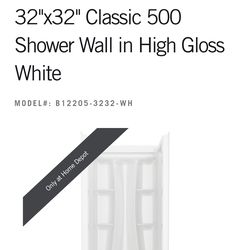 Delta Shower with base