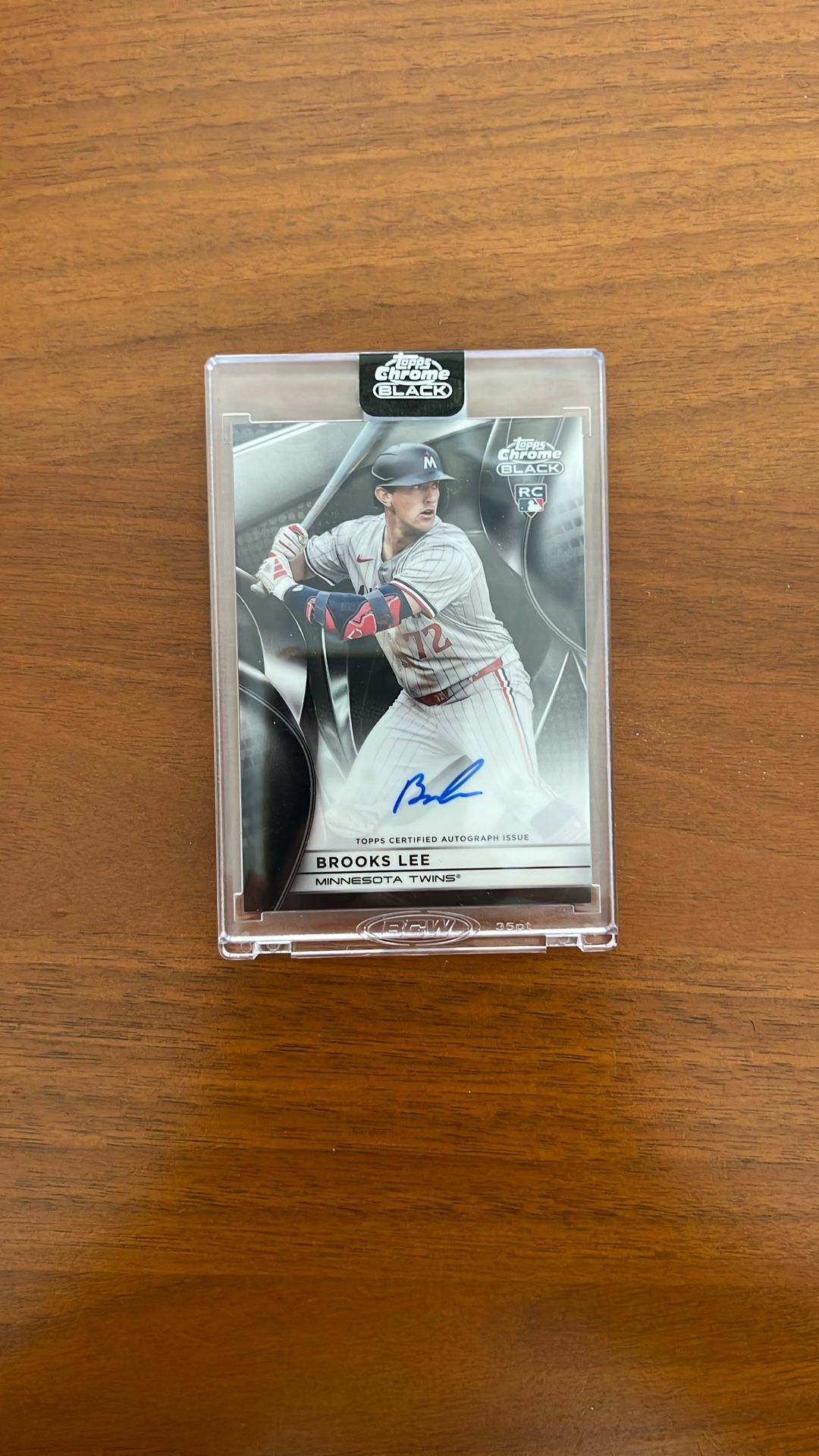 Brooks Lee Minnesota Twins Baseball Autograph