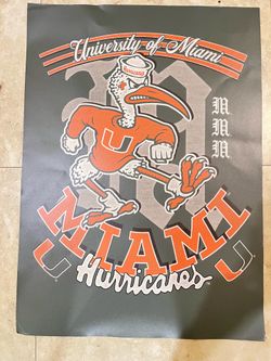 University of Miami Poster 24x36
