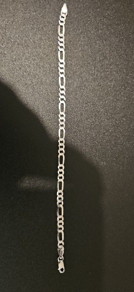. 925 Figaro Bracelet
