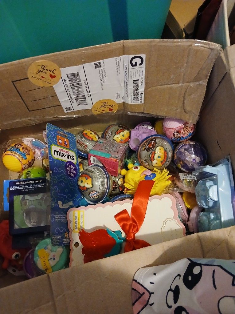 2 Boxes Of Kids TOYS AND Stocking Stufders For 50.00