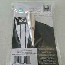 Wedding lapel pin for grooms boutonniere Or Special Occasion