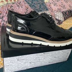 Brand New Black Downey Patent Leather Shoes