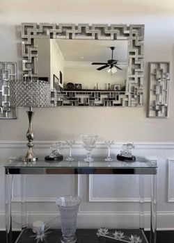 New Acrylic Glass Sofa Table Console