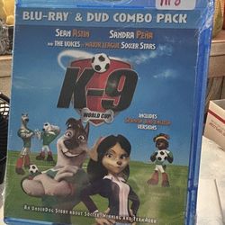 K-9 World Cup ~ Includes Spanish and English Version Blu-ray + DVD Combo Pack NIP