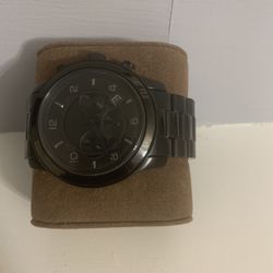 Michael ‘s  KorsOversized Slim Runway Black-Tone Watch
