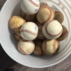 Baseballs Balls Hard 30 Balls